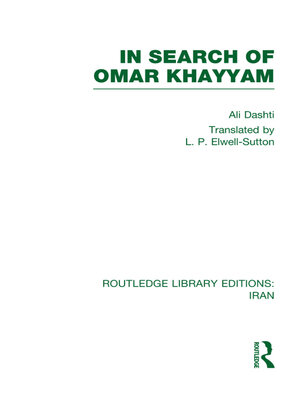 cover image of In Search of Omar Khayyam (RLE Iran B)